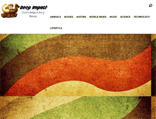 Tablet Screenshot of deep-impact.com
